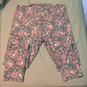 LuLaRoe purple polka dot Minnie Mouse TallandCurvy